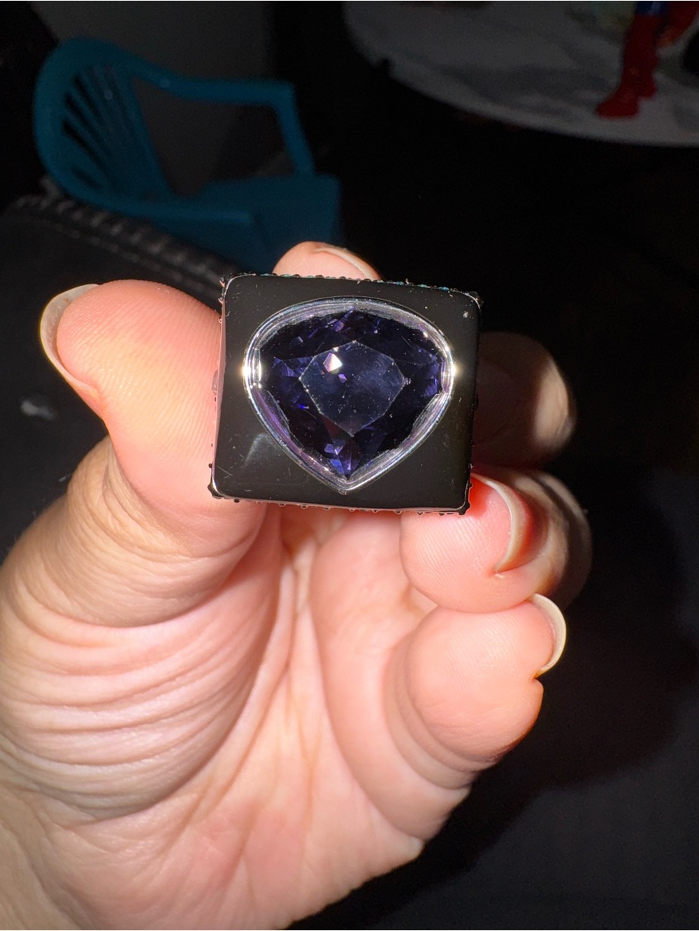Atelier Swarovski x Peter Pilotto Arbol Ring Purple Size 52 US 6